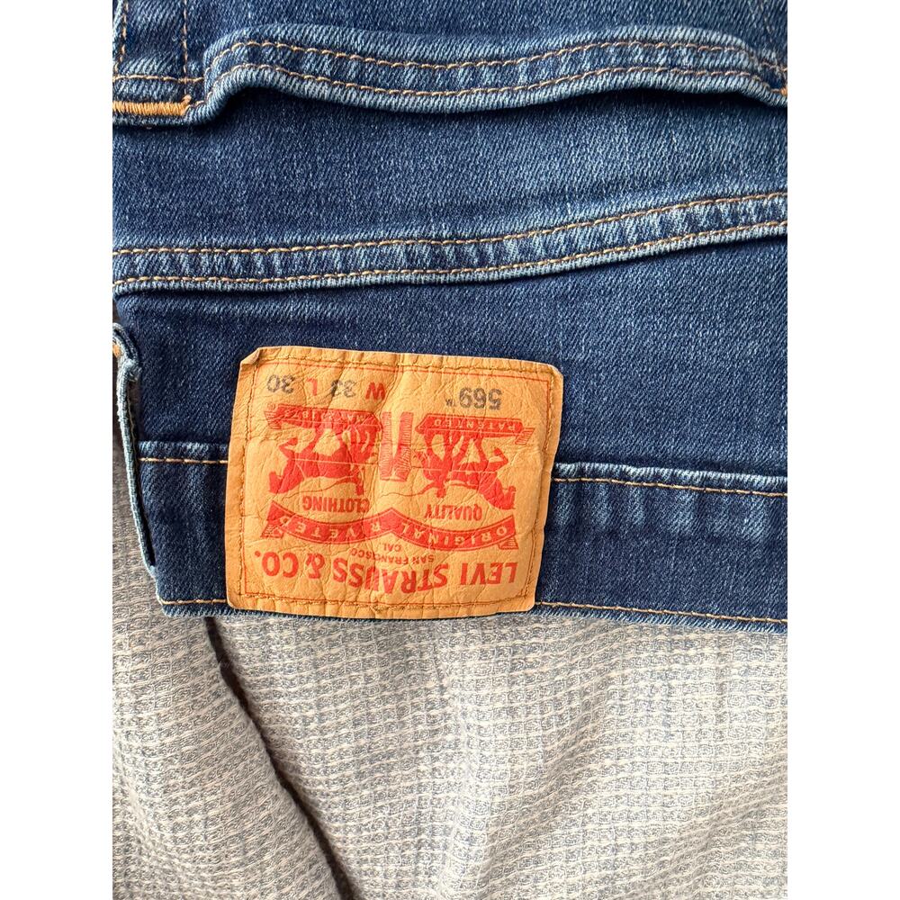 Levi's Men's 569 Loose Straight Fit Jeans - Classic Medium Wash 33x30 - Picture 10 of 14